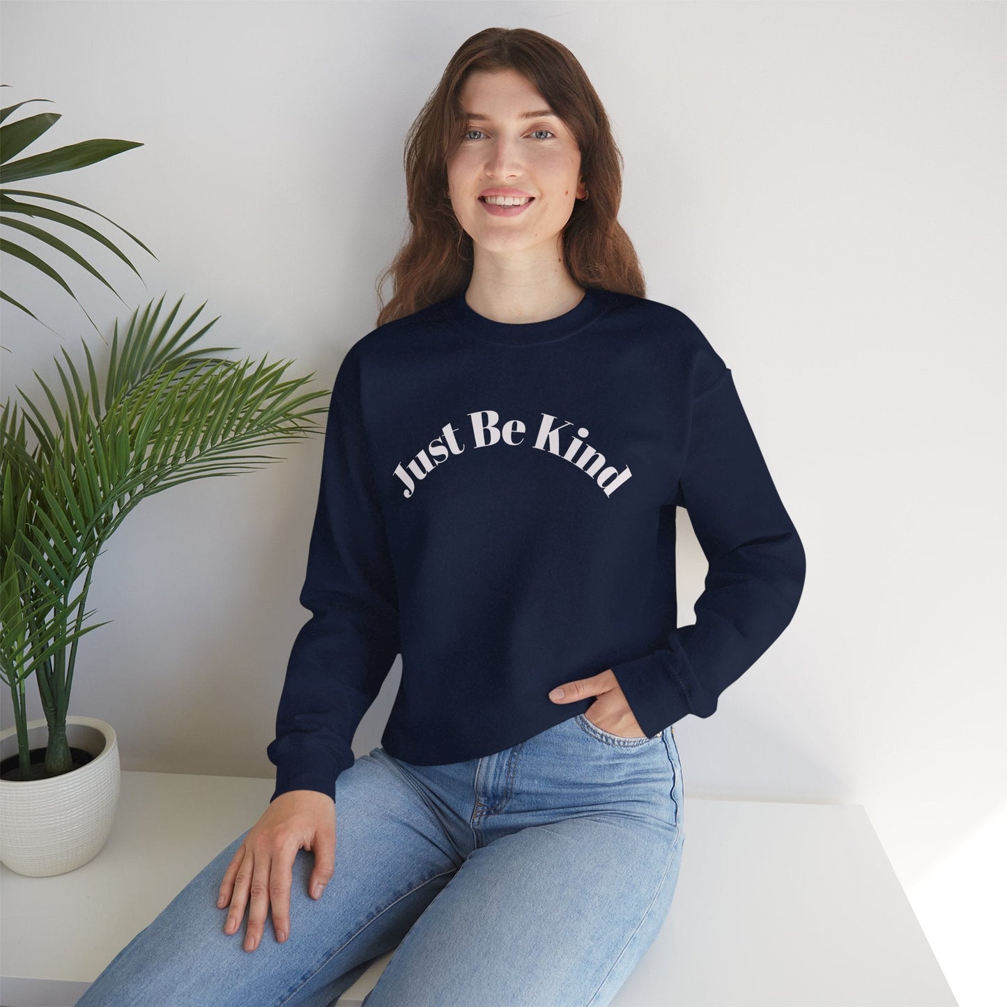 Just Be Kind - Crewneck Sweatshirt - Kindcore ComfortsJust Be Kind - Crewneck SweatshirtSSweatshirtPrintifyKindcore Comforts21090090311647950966