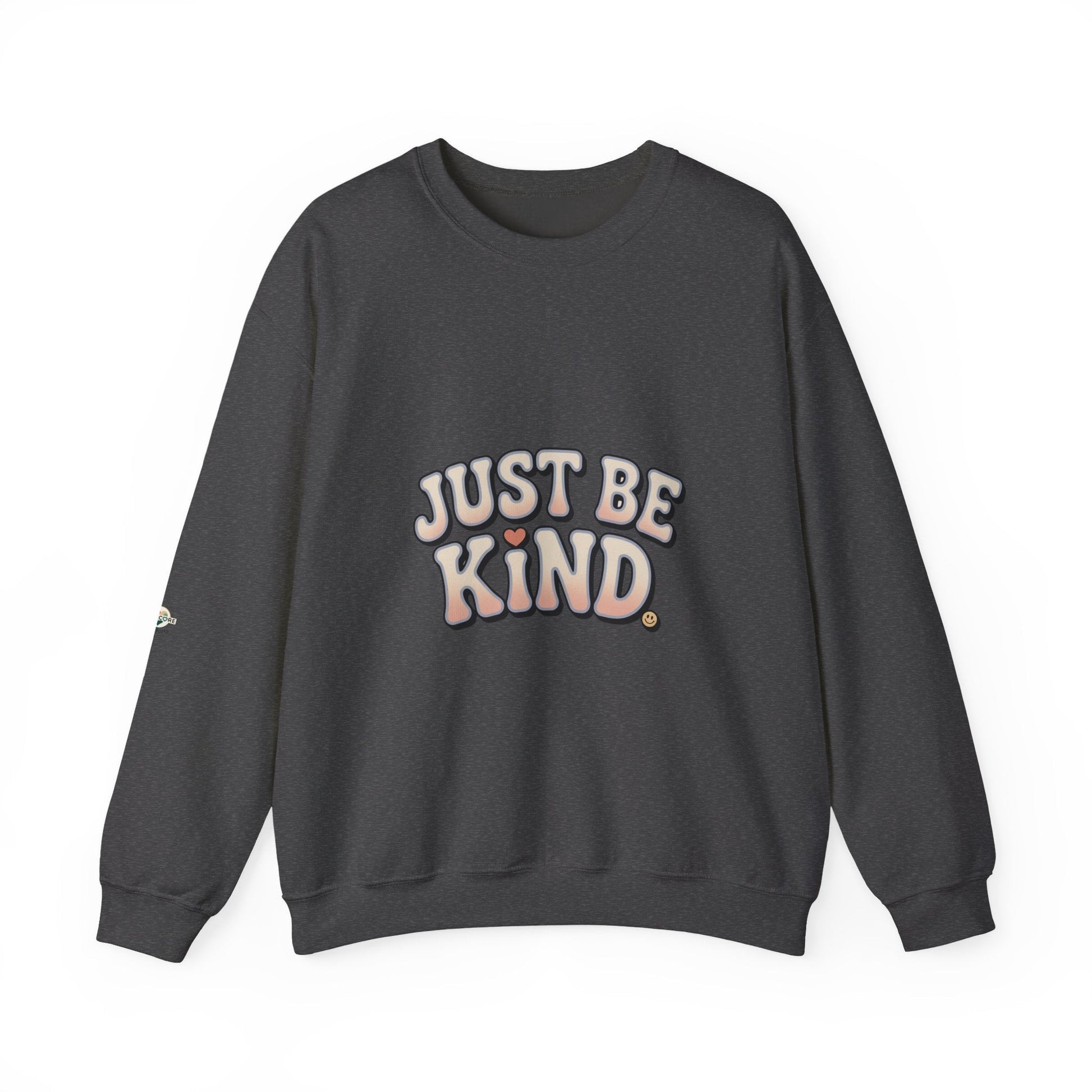 Just Be Kind Crewneck Sweatshirt — Inspirational Comfort - Kindcore ComfortsJust Be Kind Crewneck Sweatshirt — Inspirational ComfortSSweatshirtPrintifyKindcore Comforts26261073347057038455