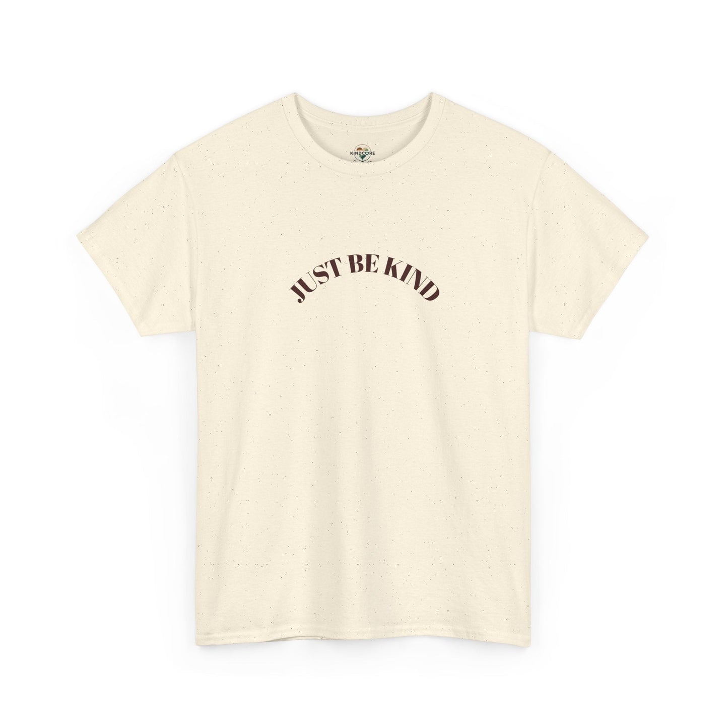 Just Be Kind T-Shirt — Cozy 'Just Be Kind' Graphic Tee - Kindcore ComfortsPink speckled unisex T-shirt with 'Just Be Kind' messageST-ShirtPrintifyKindcore Comforts10209906009314041867