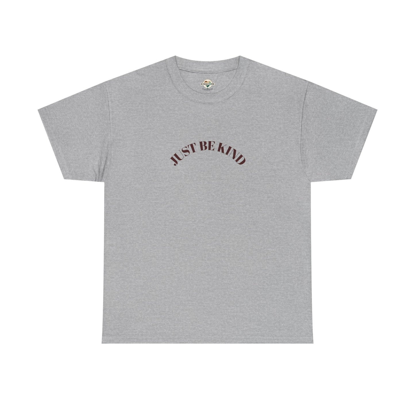 Just Be Kind T-Shirt — Cozy 'Just Be Kind' Graphic Tee - Kindcore ComfortsGray 'Just Be Kind' graphic T-shirt for casual wearST-ShirtPrintifyKindcore Comforts10209906009314041867