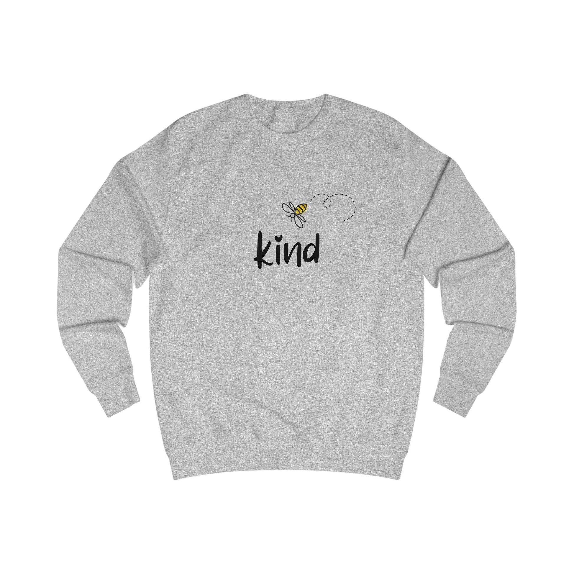 Kind Bee Sweatshirt — Cute Inspirational Crewneck - Kindcore ComfortsKind Bee Sweatshirt — Cute Inspirational CrewneckSSweatshirtPrintifyKindcore Comforts38011321253721536395