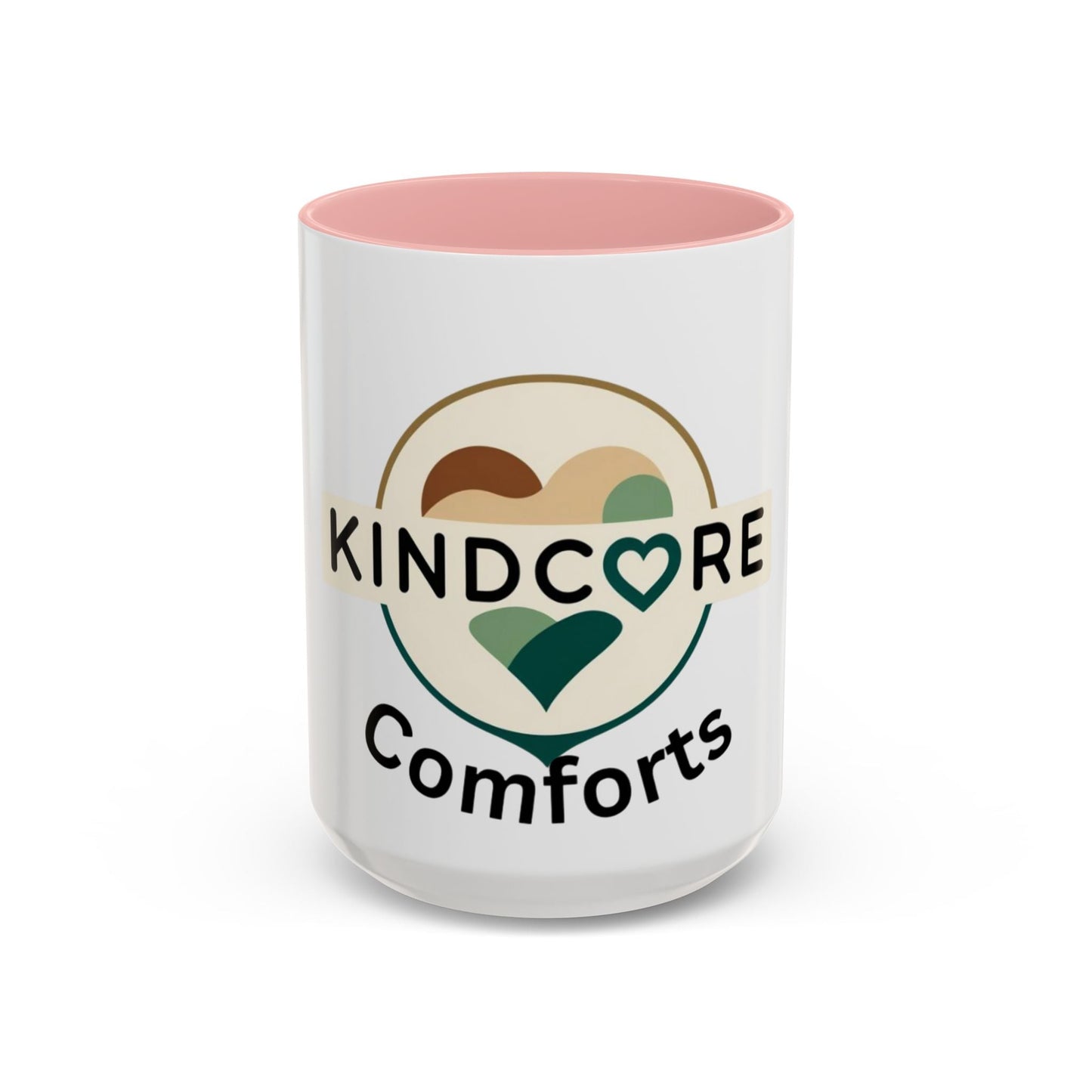 Kindcore Comforts Accent Coffee Mug — (11/15oz) - Kindcore ComfortsKindcore Comforts Accent Coffee Mug — (11/15oz)PinkMugPrintifyKindcore Comforts21638847273423940323