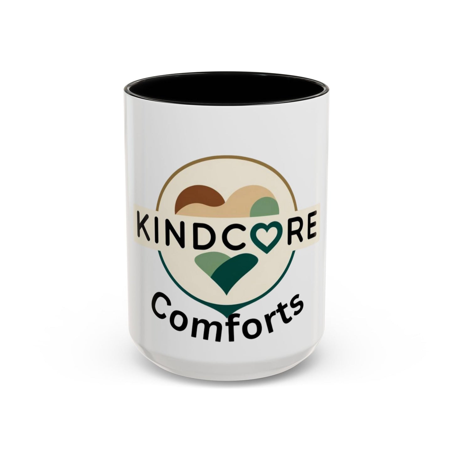 Kindcore Comforts Accent Coffee Mug — (11/15oz) - Kindcore ComfortsKindcore Comforts Accent Coffee Mug — (11/15oz)BlackMugPrintifyKindcore Comforts60357823237521350145