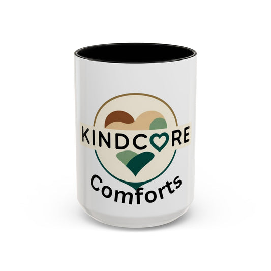 Kindcore Comforts Accent Coffee Mug — (11/15oz) - Kindcore ComfortsKindcore Comforts Accent Coffee Mug — (11/15oz)BlackMugPrintifyKindcore Comforts60357823237521350145