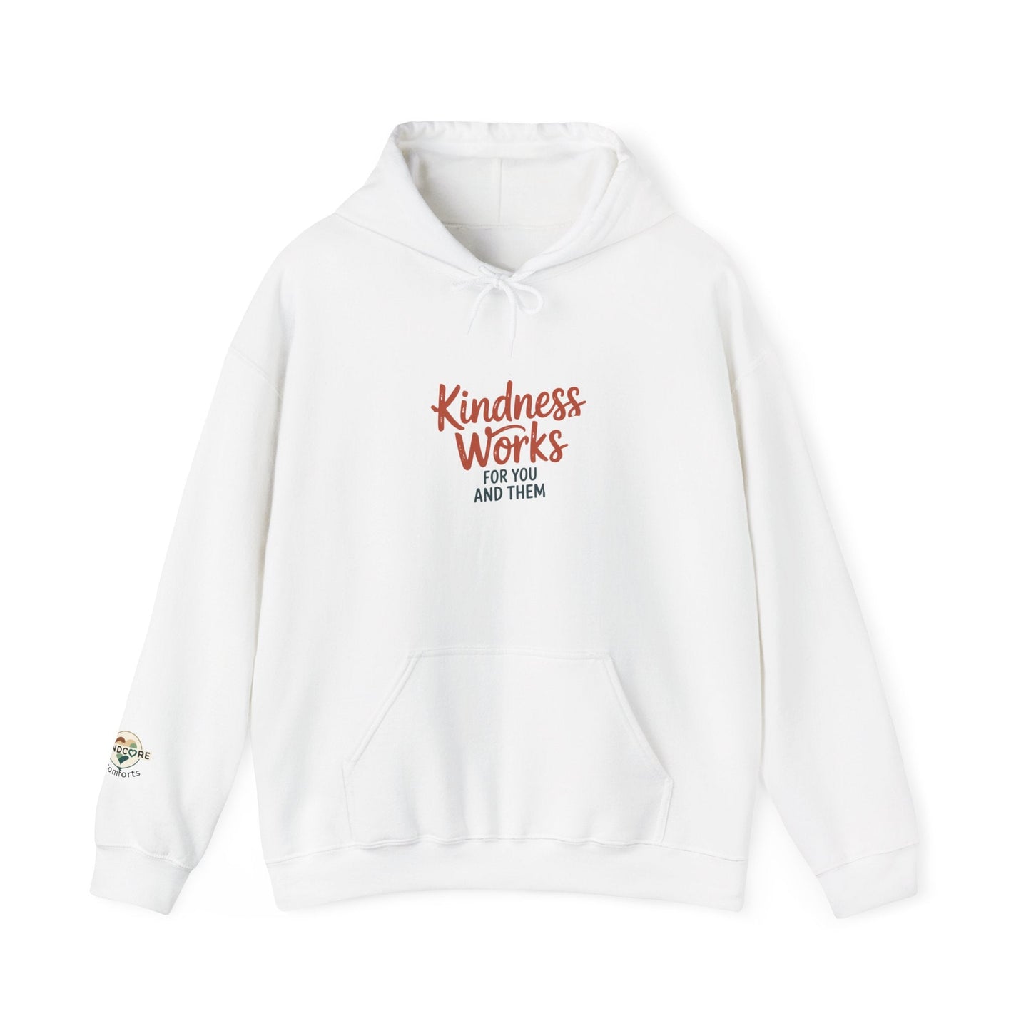 Kindness Works Unisex Hooded Sweatshirt - Kindcore ComfortsKindness Works Unisex Hooded SweatshirtLight PinkHoodiePrintifyKindcore Comforts18891495326953343232