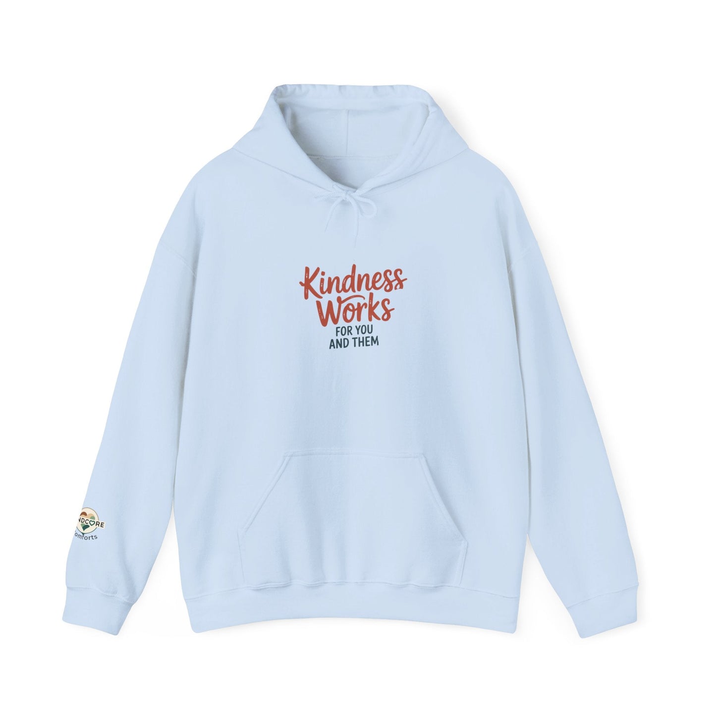Kindness Works Unisex Hooded Sweatshirt - Kindcore ComfortsKindness Works Unisex Hooded SweatshirtLight PinkHoodiePrintifyKindcore Comforts18891495326953343232