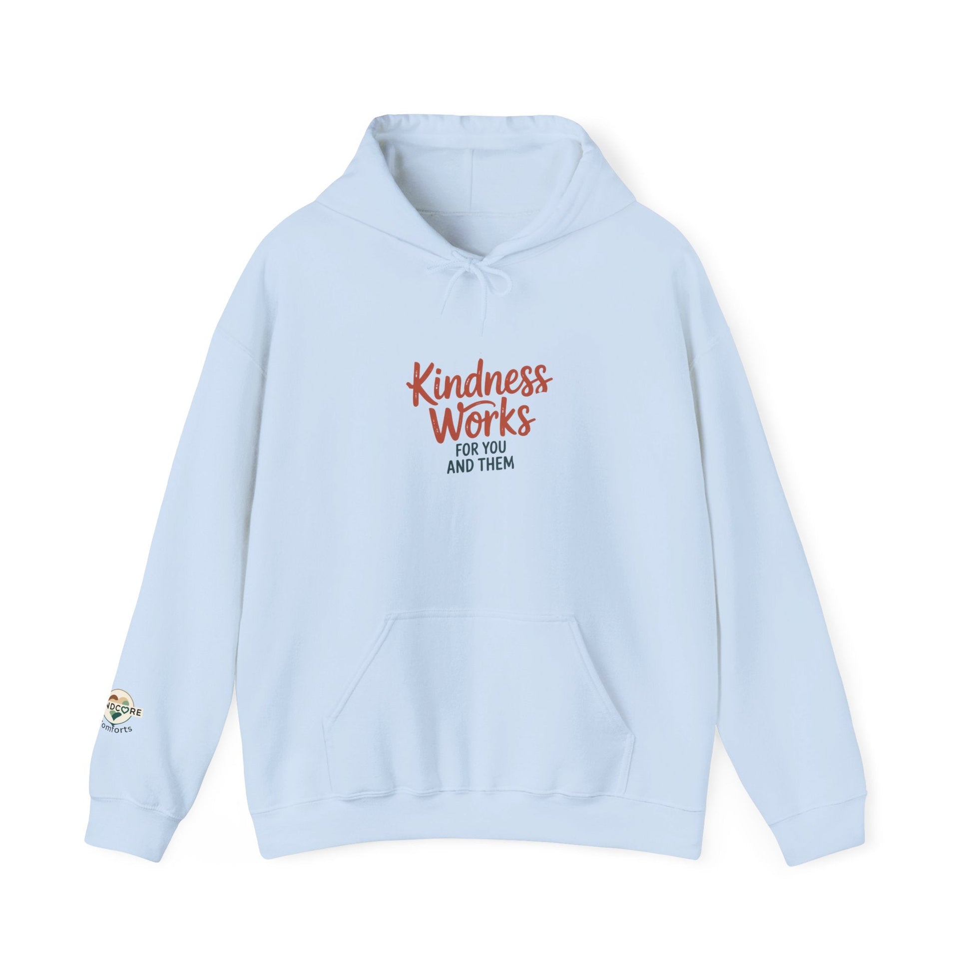 Kindness Works Unisex Hooded Sweatshirt - Kindcore ComfortsKindness Works Unisex Hooded SweatshirtLight PinkHoodiePrintifyKindcore Comforts18891495326953343232