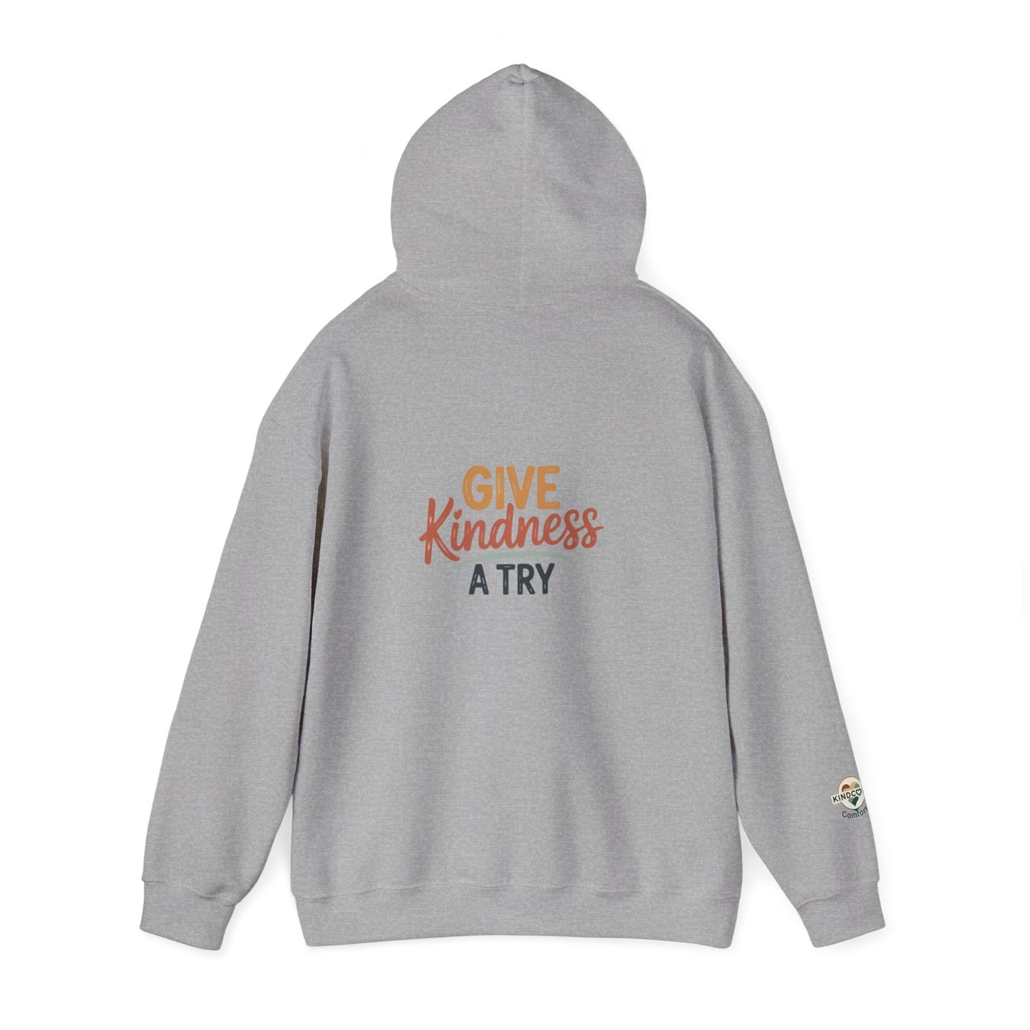 Kindness Works Unisex Hooded Sweatshirt - Kindcore ComfortsKindness Works Unisex Hooded SweatshirtSport GreyHoodiePrintifyKindcore Comforts20041017039746080088