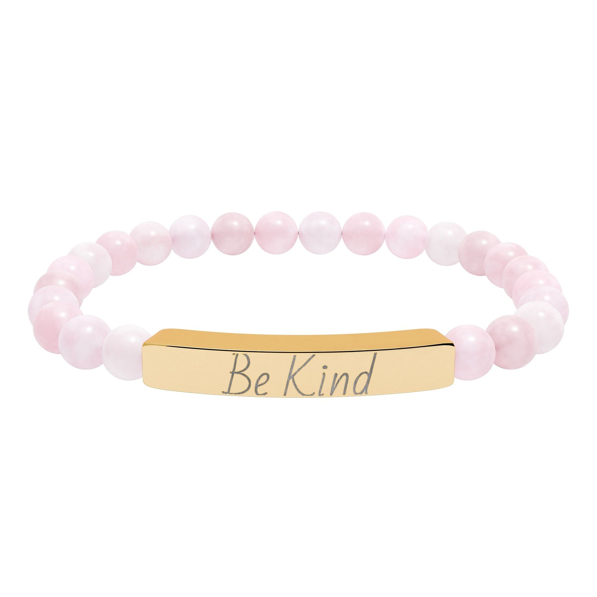 Natural Stone Motivational Bracelet - 'Be Kind' Engraved Stretch Bar - Kindcore ComfortsNatural Stone Motivational Bracelet - 'Be Kind' Engraved Stretch BarOne SizePicture JasperAccessoriesPrintifyKindcore Comforts33863904133263163761
