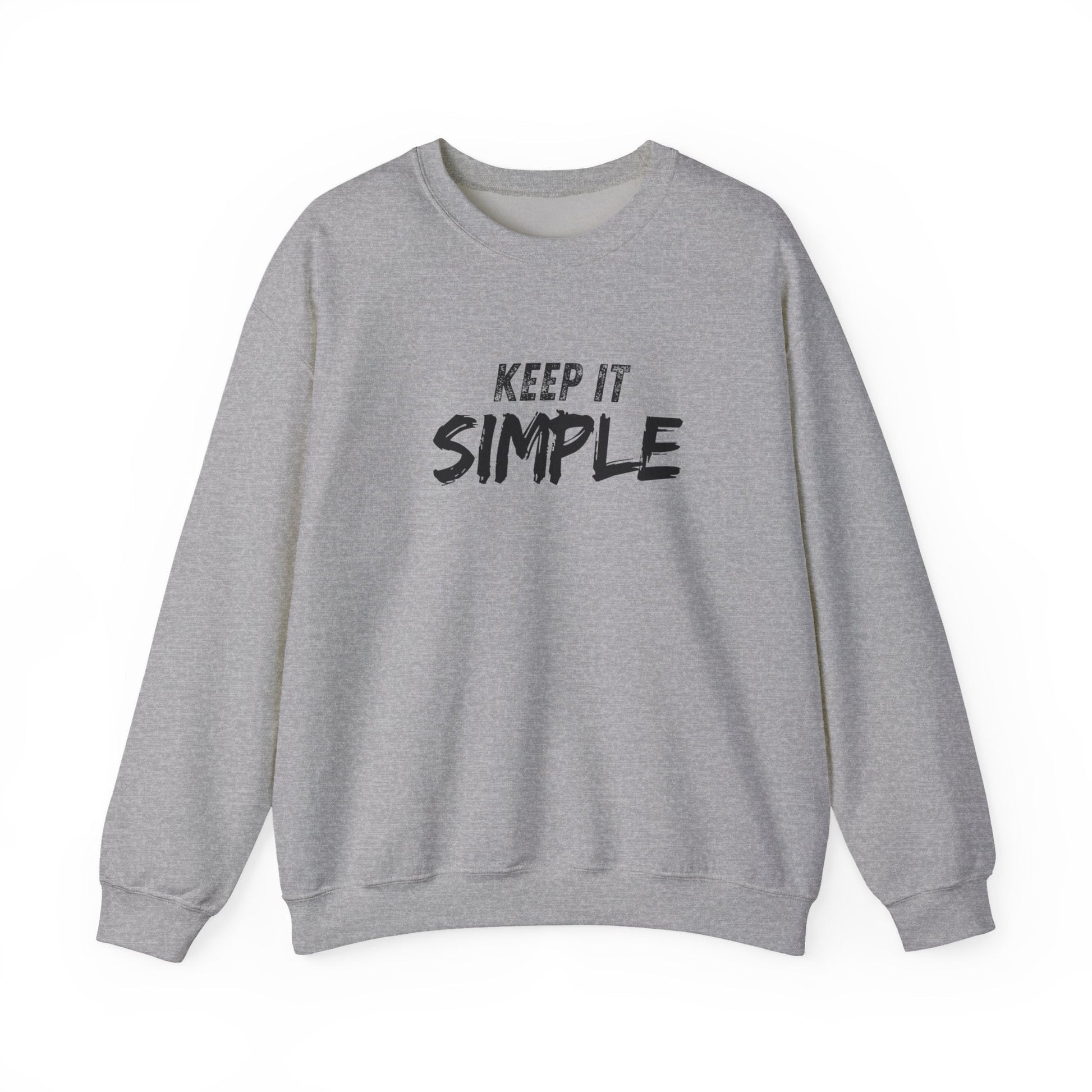Unisex Crewneck Sweatshirt - Keep It Simple - Kindcore ComfortsUnisex Crewneck Sweatshirt - Keep It SimpleSSweatshirtPrintifyKindcore Comforts22965522462543717775