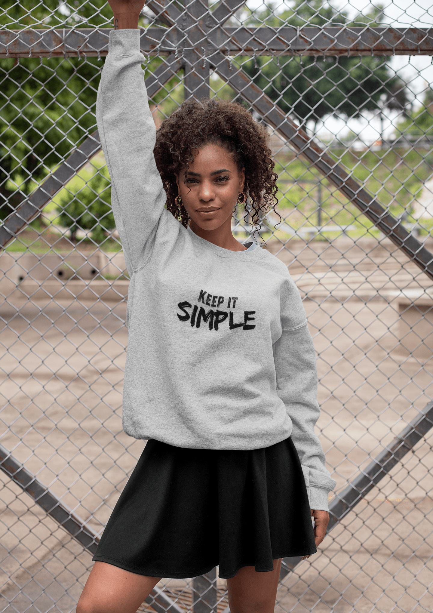 Unisex Crewneck Sweatshirt - Keep It Simple - Kindcore ComfortsUnisex Crewneck Sweatshirt - Keep It SimpleSSweatshirtPrintifyKindcore Comforts23061096430471590666